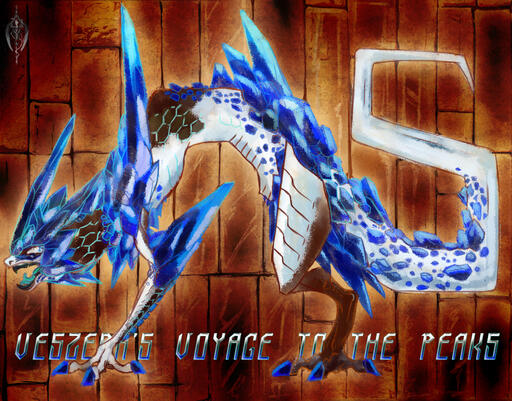 Veszera&#39;s Voyage to the Peaks. Personal artwork.