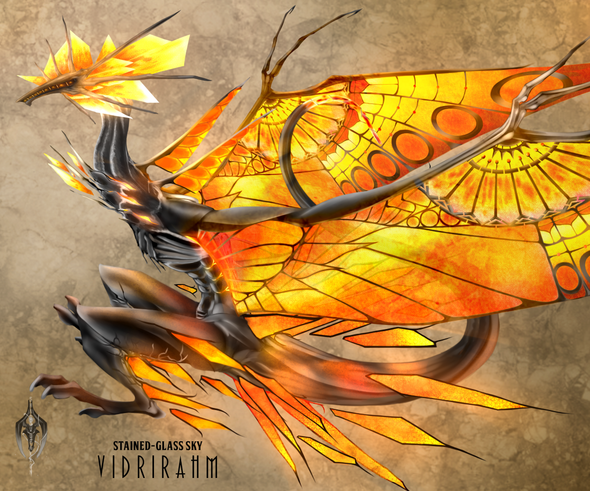 Vidrirahm. Personal artwork for &quot;Beyond the Skies We Know&quot;.